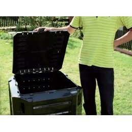 Komposteris compogreen juodas 380l prosperplast ikst380c