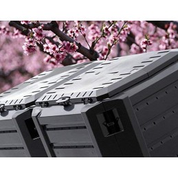 Komposteris compogreen juodas 380l prosperplast ikst380c