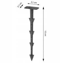 Smeigtukai/smeigtukai agrotekstilės inkarui 100vnt x 150mm