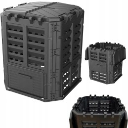 Didelis sodo komposteris, 300l, ekologiškas, modulinis, atsparus šalčiui, eco xl