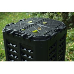 Didelis sodo komposteris, 300l, ekologiškas, modulinis, atsparus šalčiui, eco xl