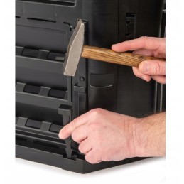 Didelis sodo komposteris, 300l, ekologiškas, modulinis, atsparus šalčiui, eco xl