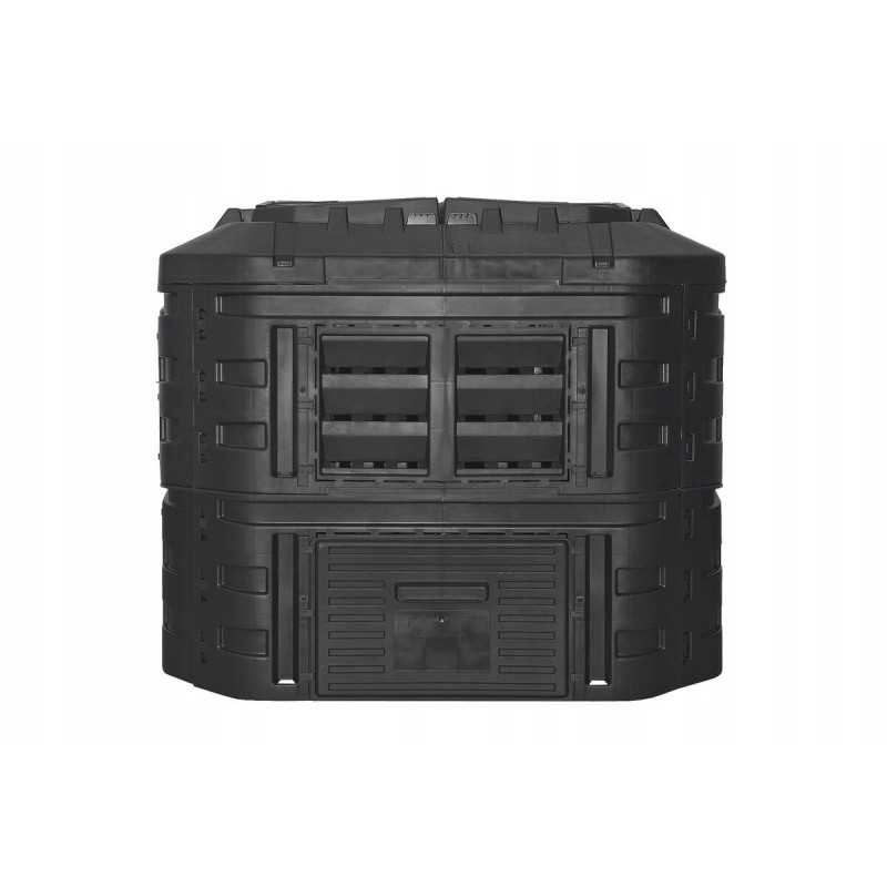 Modulinis komposteris 600 l, juodas