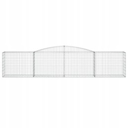Vidaxl kaarekujuline gabioonkorv 400x50x80 100 cm galvaniseeritud raud