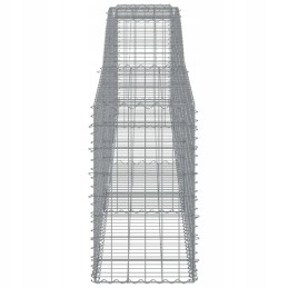 Vidaxl kaarekujuline gabioonkorv 400x50x80 100 cm galvaniseeritud raud
