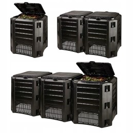 Compogreen 380l juodas komposteris