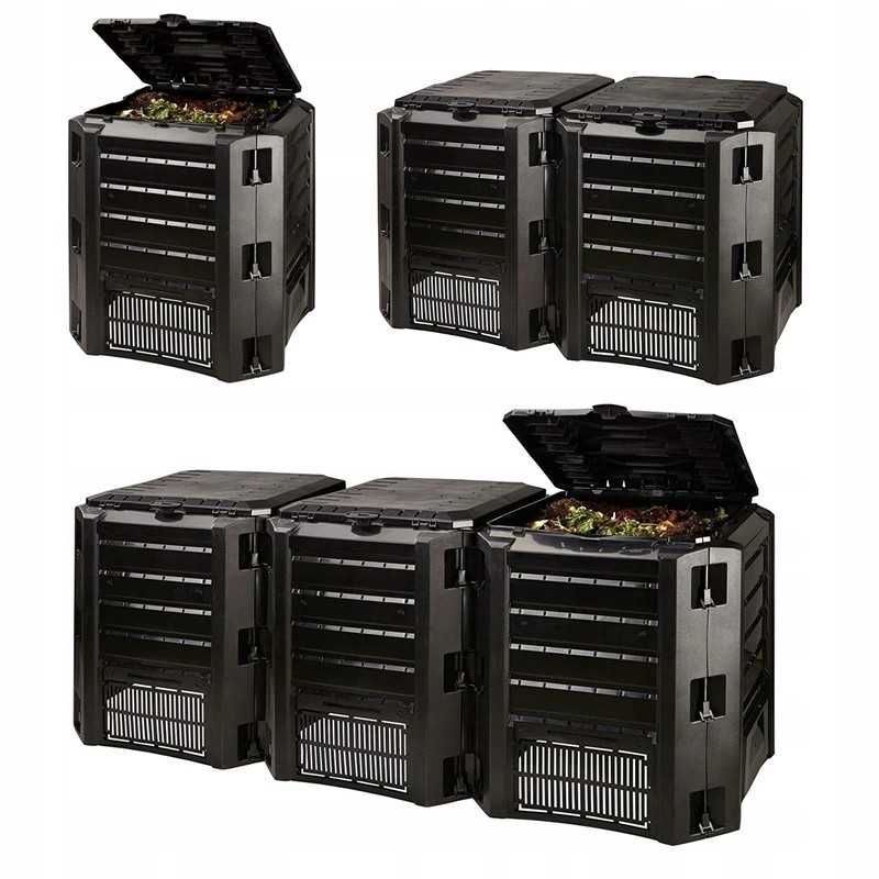 Compogreen 380l juodas komposteris