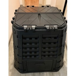 480l komposteris + 1kg komposteris, kastuvas, pirštinės