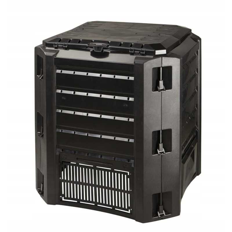 Komposteris Prosperplast 380l juodas 82x72x72cm