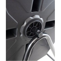 160l besisukantis komposteris sodo atliekoms ant 2 skyrių stovo