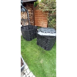 Ištisus metus veikiantis modulinis komposteris eco xxl Polish 1260 litrų