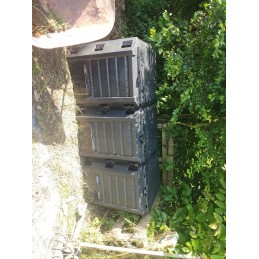 Prosperplast komposterio modulis compogreen 1200l juodas (iksm1200c)