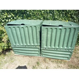 Modulinis sodo komposteris, 600l, žalias, didelis