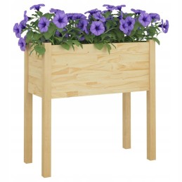 Lumarko garden pots 2 pcs 70x31x70 cm solid