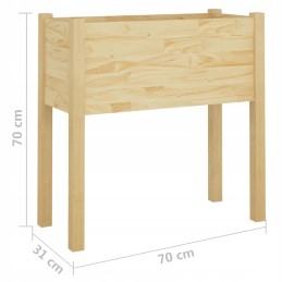 Lumarko dārza podi 2 gab 70x31x70 cm cieti