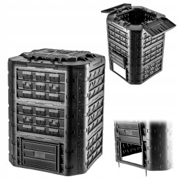 Sodo komposteris, didelis, modulinis, ištisus metus šalčiui atsparios trąšos, 950l