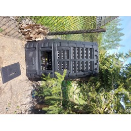 eko sodo komposteris, 1000l, atsparus šalčiui, ištisus metus, sulankstomas