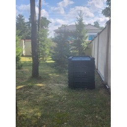 Visus metus veikiantis modulinis komposteris 860l qbrick black, vėdinimas, laistymas
