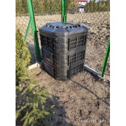 Visus metus veikiantis modulinis komposteris 860l qbrick black, vėdinimas, laistymas