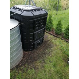 Visus metus veikiantis modulinis komposteris 860l qbrick black, vėdinimas, laistymas