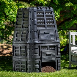 Modulinis sodo komposteris, juodas, ištisus metus, didelis