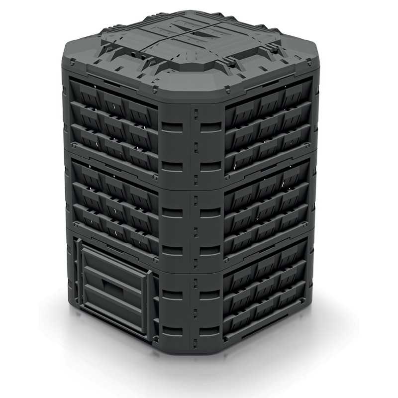 Compogreen vario 950l komposteris, kompostas ištisus metus