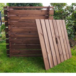 700l medinis komposteris su dangteliu