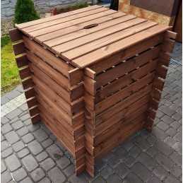 700l medinis komposteris su dangteliu