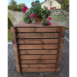 700l medinis komposteris su dangteliu