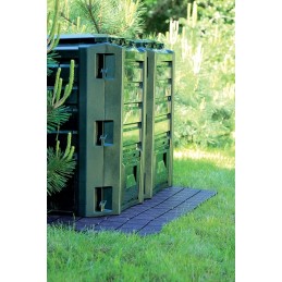 Modulinis komposteris 800 l iksm800c by prosperplast black + nemokamos!