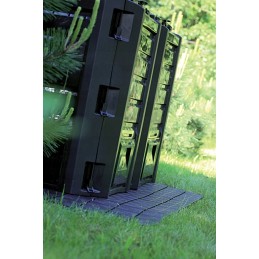 Modulinis komposteris 800 l iksm800c by prosperplast black + nemokamos!