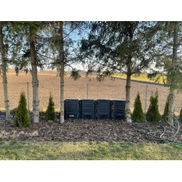 Modulinis komposteris 800 l iksm800c by prosperplast black + nemokamos!