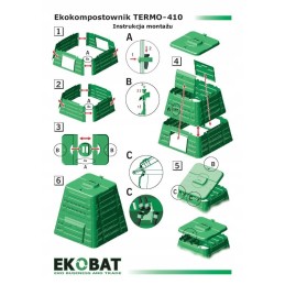 Termokomposteris 410 žalias 400l