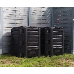 Prosperplast komposteris 800 l juodas modulis 2 segmentų 1350 x 719 x 826 mm