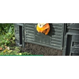 Komplektacija: komposteris 1260l + rozahuuso trąšos 4x5g nemokamos pirštinės