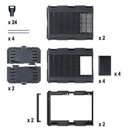 Modulinis komposteris 800 l iksm800c by prosperplast black + nemokamos!