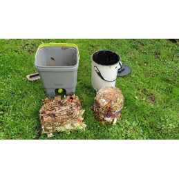 Dėžutės konteineris atliekoms lupti, sveikam kompostui