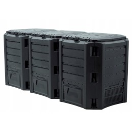 modulinis trijų skyrių komposteris