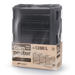 modulinis trijų skyrių komposteris