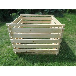 Medinis komposteris 1000l, impregnuotas 100% organiniu lininiu laku