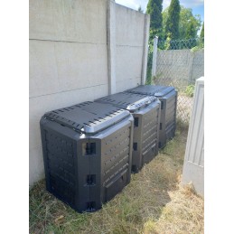Modulinis komposteris 1200 litrų - juodas