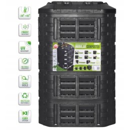 Ištisus metus veikianti modulinė kompostinė kompostavimo gamykla XXL Polish 1260 l aktyvatorius