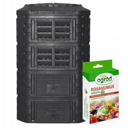 Komplektacija: komposteris 1120l + + rozaumuso trąšos 4x5g