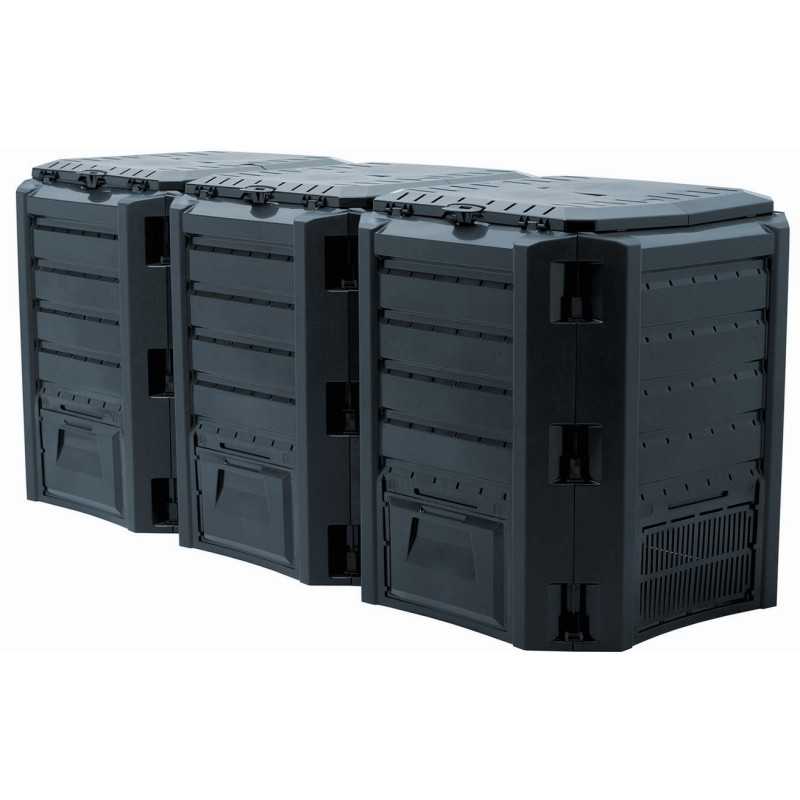 Termokomposteris 1200 juodas