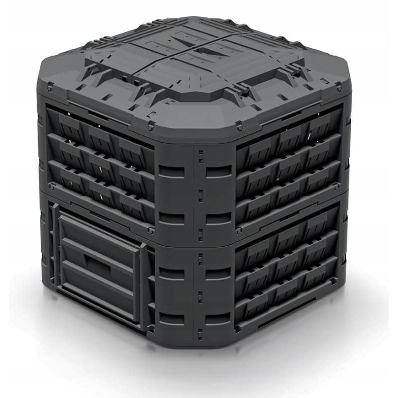 Compogreen vario 650l komposteris, kompostas ištisus metus