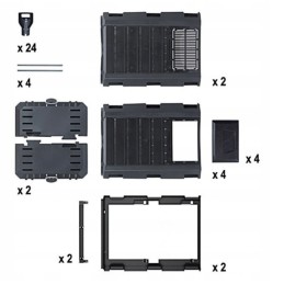 Modulinis sodo komposteris, ištisus metus, 800l