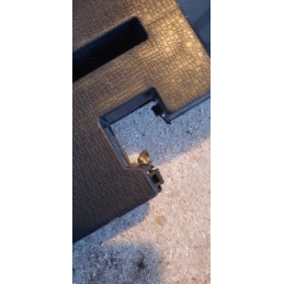 800l juodas dviejų kamerų modulinis komposteris