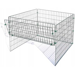 Atidaromas metalinis komposteris 660l, naujas modelis