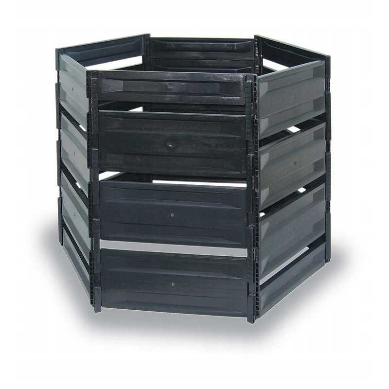 Maxisilo 1100 juodas komposteris, 1100l