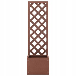 Flowerpot with trellis, 40x30x135 cm, wpc